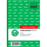 Sigel Formularbuch "Lieferschein mit Empfangsschein", A6, SD