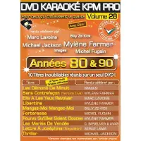 KPM Karaoke PRO Volume 28 Les Années '80-'90 DVD