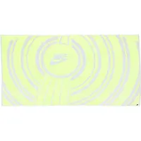 Nike Serviette de plage gris / vert fluo