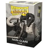Dragon Shield Sleeves NON-GLARE Standard (63x88mm) Clear (100 sleeves) -