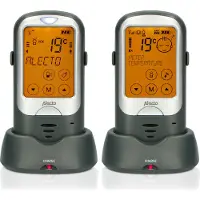 Alecto DBX68GS - Babyphone longue portée pour l'extérieur, anthracite / noir