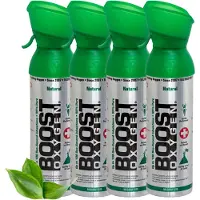 Boost Oxygen Oxygène supplémentaire en canette Naturel, moyen, 4x5L