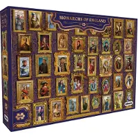 Gibsons Puzzle Monarchs of England - Jeu éducatif en carton 1000 pièces