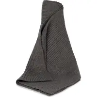 K-Up Echarpe enfant Écharpe à maille côtelée enfant - Gris - Unique