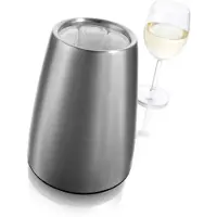 VacuVin Seau Refroidisseur À Vin Acier Brossé
