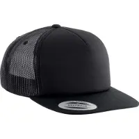 K-Up Casquette Trucker classique - 5 panneaux Noir - K-up KP911 - Taille One Size