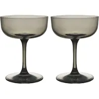 Like. by Villeroy & Boch Like Smoke Coupe à champagne, set de 2 pcs. 9x12cm, Verres à vin, Gris