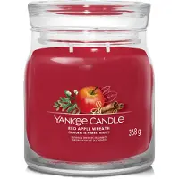 Yankee candle Red Apple Wreath bougie parfumée Signature 368 g