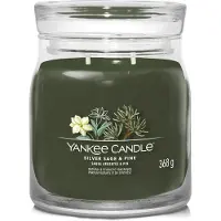 Yankee candle Silver Sage & Pine bougie parfumée Signature 567 g