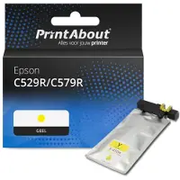 PrintAbout Cartouche compatible pour Epson C529R/C579R (T01D400) - Jaune - Très grande capacité