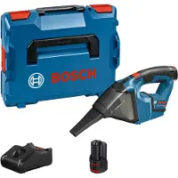 Bosch GAS 12 V Kit D'aspirateur Sans Fil Li-Ion (2 Batteries De 3,0 Ah) Dans Un L-Boxx - 350 Ml