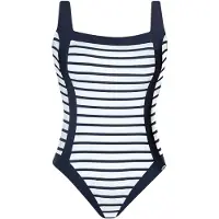 Sunflair Maillot de bain bleu foncé / blanc