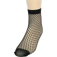 Everneed Netstrømper I Sorte Ankel - Store Masker (U)