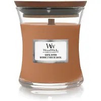 Woodwick Santal Myrrh bougie parfumée avec mèche en bois 85 g