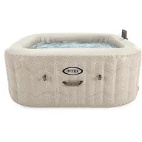 Intex 28472NP - Spa - Chevron Deluxe Square Bubble (196 x 196 cm) pour 6 personnes,via application