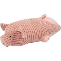 Duvo+ Jouet pour chien Duvo+ : cochon géant en peluche rose