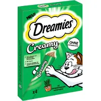 Dreamies Catisfactions Creamy Snacks pour chat - herbe à chat (44 x 10 g)