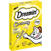 Dreamies Catisfactions Creamy Snacks pour chat - fromage (44 x 10 g)