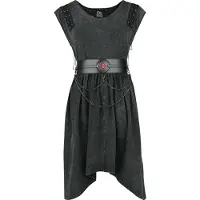 Le Seigneur Des Anneaux Robe mi-longue Gothic de - Mordor - S - XXL - pour Femme - noir - Taille L