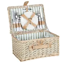 Beliani Panier De Pique-Nique Clementine Osier Naturel