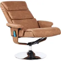 Beliani Fauteuil Inclinable Legend Cuir Pu Marron