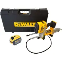DeWalt DCGG 571 NK Akku Fettpresse 18 V + 1x Powerstack Akku 5,0 Ah - ohne Ladegerät (Pistolet à graisse)