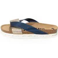 Bayton Mule 'Mildura' bleu marine / or