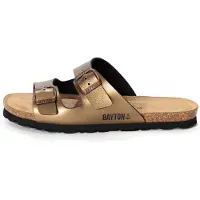 Bayton Mule 'Astrakan' bronze / noir