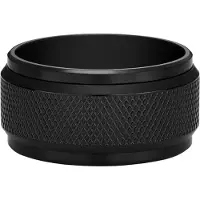 Fossil Bague 'Knox' noir