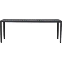 Ebuy24 Giardini table de jardin noir.