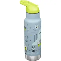 Klean Kanteen Gourde Inox Isoterme 355 Ml Bouchon Sport Bleu