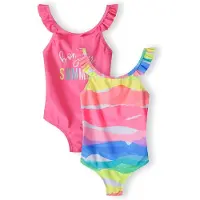 MINOTI Maillot de bain mélange de couleurs / rose