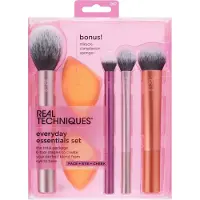 Real Techniques Everyday Essentials Plus avec bonus Miracle Complexion Sponge 6 Count