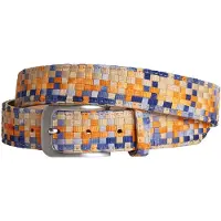 Lureaux Weavy Yellow (Ceinture) - - Ceinture colorée - Ceinture de designer avec ou sans motif - pour hommes