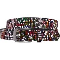 Lureaux Floral Fiesta (Ceinture) - - Ceinture colorée - Ceinture de designer avec ou sans motif - pour hommes