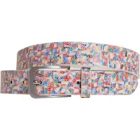 Lureaux Ramblas Colora (Ceinture) - - Ceinture colorée - Ceinture de designer avec ou sans motif - pour hommes