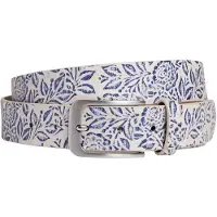 Lureaux Blue Horizon Flower (Ceinture) - - Ceinture colorée - Ceinture de designer avec ou sans motif - pour hommes