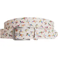 Lureaux Rainbow Birdy (Ceinture) - - Ceinture colorée - Ceinture de designer avec ou sans motif - pour hommes
