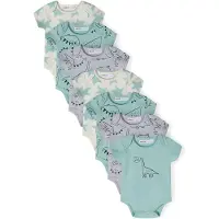 MINOTI Barboteuse / body menthe / violet / noir / blanc