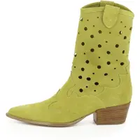 Evita Bottes de cowboy 'GINEVRA' vert / roseau / vert clair