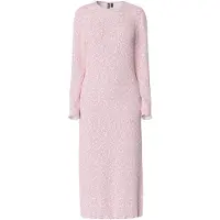 Pieces Flora Long Sleeve Midi Dress Rose M Femme