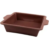 Point-Virgule Moule à gateau en silicone 20x20x6cm Marron