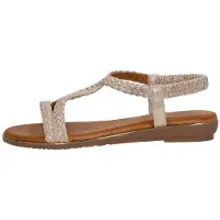 Sub55 Sandalen Plat Sandalen Plat - Goudkleur - Maat 39