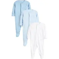 Next Pyjama bleu pastel / bleu clair / blanc