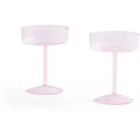 HAY Tint Coupe Verre - Lot de 2 Pink