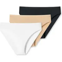 Schiesser Slip 'Uncover' beige / noir / blanc