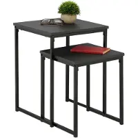 Relaxdays 2x table d'appoint (40 x 40 x 54 cm)