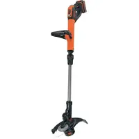 Black & Decker Coupe-bordures sans fil - 28 cm - 18 V - 4 Ah - Vitesse de coupe variable Eco-Turbo - 1 Batterie