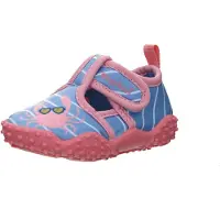 Playshoes Sandales bleu clair / rose clair