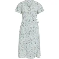 Vila Robe 'VILovie' bleu clair / jaune / vert / blanc